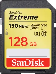 SanDisk Extreme 128GB SDXC UHS-I SD Card