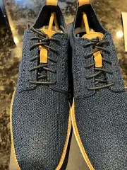 Cole Haan Grand.OS Stitchlite Plain Toe Oxfords Navy Men's Size 10 M