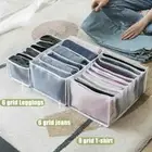 6/7 Grids Clothes Jeans Divider Storage Boxes Wardrobe Drawer Clothes Organizer