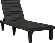 Camping Sunloungers Reclining Patio ChairsSun Lounger Black 155x58x83 cm Polypropylene**