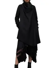Allsaints Monument Eve Wool Blend Coat