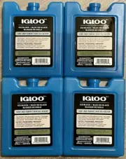 Igloo Ice Block Re-freezable Non-toxic Cools Without Ice ,4 packs,Ice Substitute
