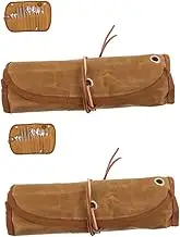BESPORTBLE 2 Sets Roll Bag for Camping Utensils Picnic Knife Fork Spoon Set Space-Saving Kitchen Tools
