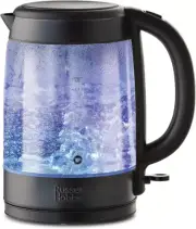 Russell Hobbs Brooklyn Glass Kettle, RHK172BCH, BPA Free, Fast Boil, 1.7 L Capac