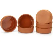 Mexican Clay Cookware Set - Terracotta Cooking Pots, Bowls, Plates, and Servi...