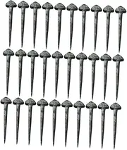Milisten Horseshoe Nail 50pcs Nails Iron Easy Entry Horseshoe Fixators Farrier Accessories