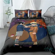 Anime Single/Double/Queen/King Bed Doona/Duvet/Quilt Cover Set Naruto Linen
