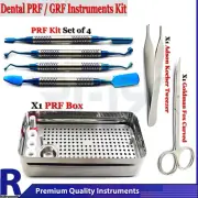 Dental PRF & GRF Box Kit Surgical Implant Scissor Surgery Tweezer Instruments CE