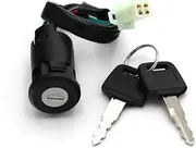 1pcs Motorcycle with Wire Ignition Switch Key Start Switch Door Locks ATV for 50cc-250cc