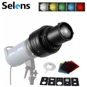 Flash Optical Snoot & Gels Bowens Mount Photography Studio Background Lighting
