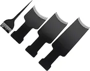 FRCOLOR 4Pcs Highlighting Board Brush Kit for Hair Coloring Professional Hair Dyeing Tools with Flat Comb Board for Salon Home Use Easy Application Sturdy Design