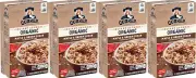 4-Pack Quaker Organic Instant Oatmeal, Maple & Brown Sugar 8 Packets Each