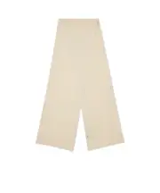 White wool scarf One size white
