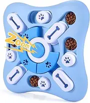 Cozioz Interactive Dog Puzzle Toy - Squeaky Enrichment and Mental Stimulation, Training Treat Chew Toy for Dogs and Cats