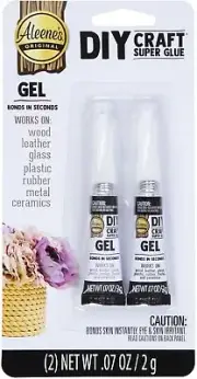 Aleene's --- Gel -- DIY Craft Super Glue Adhesive --- 2/Pkg.
