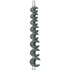 Draper 61034 Metric Crow Foot Spanner Set on a Metal Rail 3/8" Sq. Dr. 8 Piece