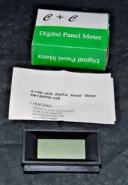 C+C PM-128 Universal Digital Panel Meter LED Display 3.5", 4 Bits 0-500V DC