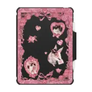 iPad Pro 12.9-inch (5th/6th gen) Impact Folio Case Heart Bow Cat
