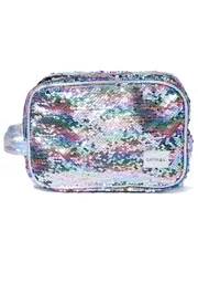 [Spiral UK] Rainbow Sequins Portland Cosmetic Bag
