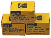 Lot of 3 Kodak 35mm Ektachrome Slide Duplicating Film 5071 36 Exposures Expired