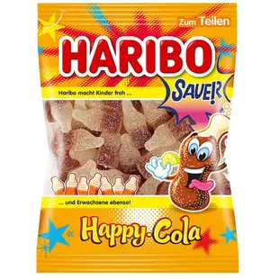 Über 德國 Haribo Happy "Sauer" Cola 175g 哈利熊 酸可樂軟糖