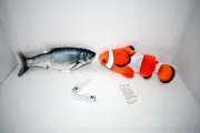 Tocirelo Interactive Cat Toys – 2-Pack Flopping Fish with Catnip – NWT Brand: To