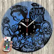 LED Clock Snow White LED Light Vinyl Record Wall Clock LED Wall Clock 4065