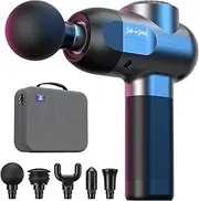 BOB AND BRAD C2 Massage Gun, Deep Tissue Percussion Massager Gun, Handheld Muscle Massager with 5 Speeds and 5 Heads, for Home Gym Office Workout Recovery Pain Soreness Relief, Gifts for Men Women