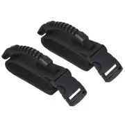 Carrying Strap with Handle, 2 Pack Adjustable Nylon Belt for Moving Boxes, Black