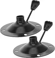 DIYEAH 2pcs Swivel Chair Base Plate Replacement Tilt Control Mechanism for Office and Gaming Chairs