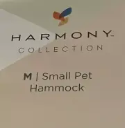 HARMONY COLLECTION: For PETS: Size: M/Small GREY & WHITE Fleece-inside, Hammock