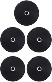 JECOMPRIS 5Pcs Rubber Coated Spotlight Base for Car Roof Scratch Resistant Design Easy No Drill Installation for Light Bar