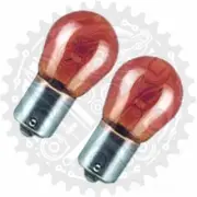 1 Unit OSRAM Bulb 12V 21W Bau15S Amber Fits Suzuki DL 650 A V-Strom ABS