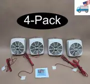 4-Pack: HP Desktop Computer CRT/LCD Monitor Cooling Fan/Room Cooler PC Exhaust