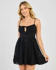 [Mooloola] Mooloola Women's Finlay Dress in Black 0 Black