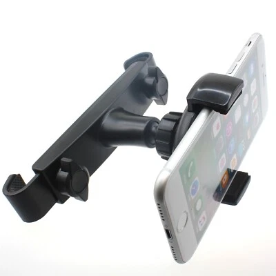 Holder Car Headrest Mount Seat Back Cradle Swivel Dock for Cell Phones