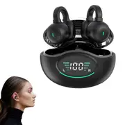 Ear Clip Earbuds Bluetooth 5.3 Wireless Headphones Noise Cancellation Sports Earphones