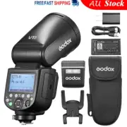 Godox V1Pro-C TTL HSS Round Head Flash with External Flash SU-1 For Canon Camera