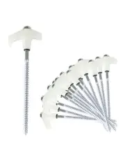 [Mountview] 15x Tent Pegs Heavy Duty Steel Glow In The Dark Camping Outdoor Stakes