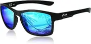 [Flux] FX21 Ultra Lightweight Polarized Sports Sunglasses for Men and Women UV400 Protection Active Lifestyles