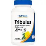 NUTRICOST TRIBULUS 蒺藜1500 毫克,120 顆膠囊 - 60 份(每粒 750 毫克)