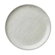 Oneida L6800000133C Luzerne Knit White Body 8.25" Diameter Dinner Plate - 2 Doz