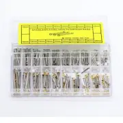 200pcs Watch Strap Screws Assortment Tube Pins 10-28mm Bracelet Rivet Screw Set