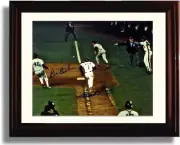 Unframed Mookie Wilson and Bill Buckner Autograph Replica Print