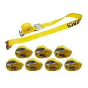 8 Pack 2" x 12' E-Track Cam Buckle Strap Truck Trailer Enclosed Cargo Tie Down