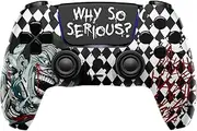 MODDEDZONE M Series Custom Wireless Controller Compatible with PS5 - Exclusive and Unique Design| Customized in the USA| (Black Mask)