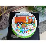 🟨傻蛋蛋糕-消防車▶急單聊、造型蛋糕、照片蛋糕、客製化蛋糕、台中造型蛋糕、生日蛋糕、消防車蛋糕、蛋糕、車子蛋糕、台中蛋糕