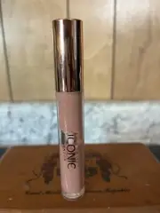 Iconic London Lip Plumping Gloss NEARLY NUDE Soft Taupe Makeup .17 Oz NEW