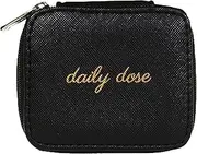 Miamica Women's Pill Case Trendy Daily Dose Pill Organizer Box