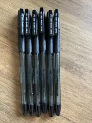 Pilot BPS-GP-M Grip 1.0mm Medium Point Ballpoint Pen,BLACK INK (6 PENS)BRAND NEW